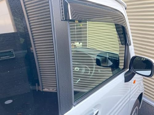 N-VAN JJ1.2型 日本製最高級マットブラックフォージドカーボンピラー nバン